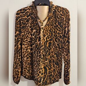 Ralph Lauren Animal Print Blouse
